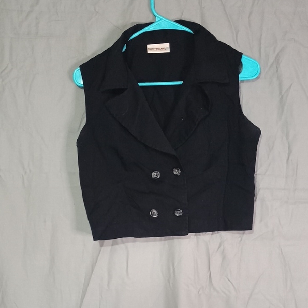 Kathy Ireland Classic Black Vest